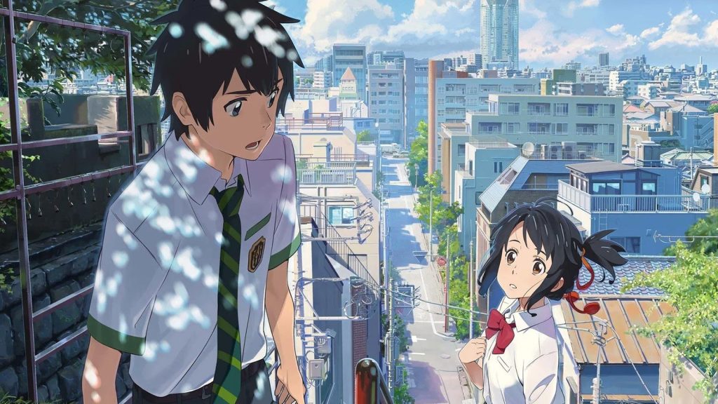 Your Name, the ending scene