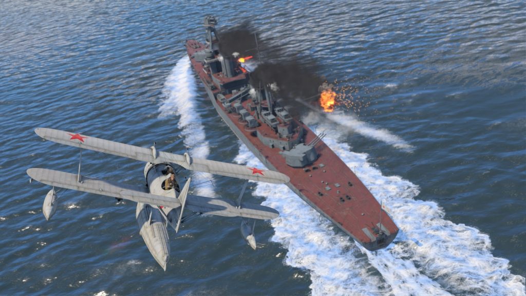 Aerial warfare in War Thunder.