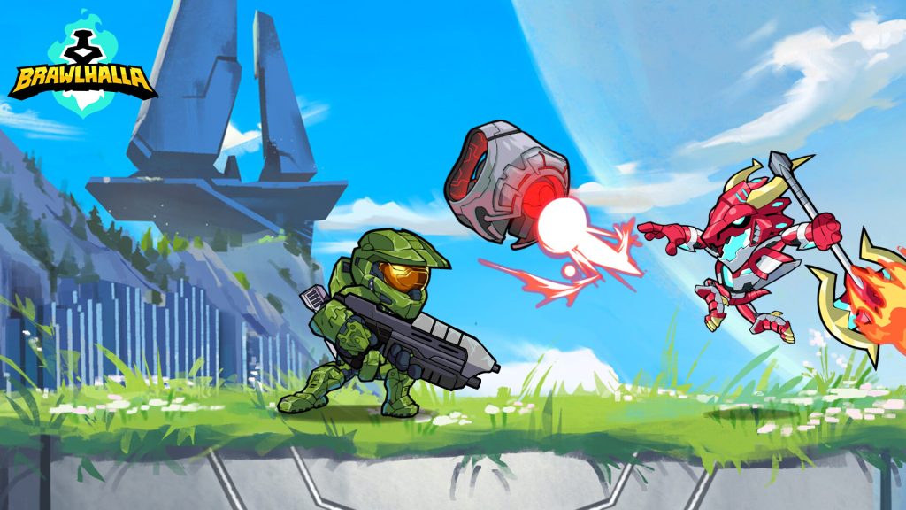 Master Chief in Brawlhalla.
