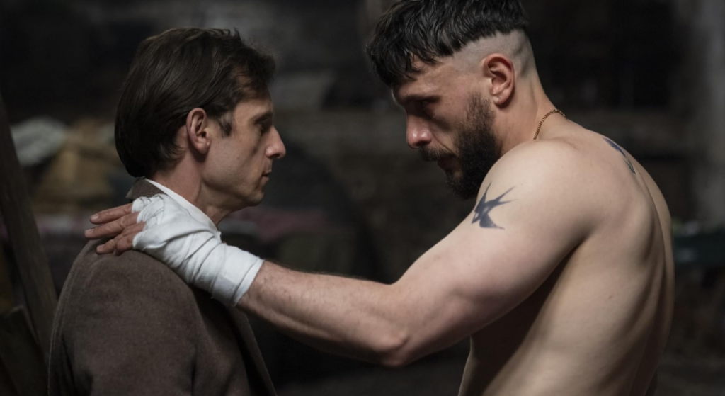 Jamie Bell and Richard Gadd in Half Man (2026)