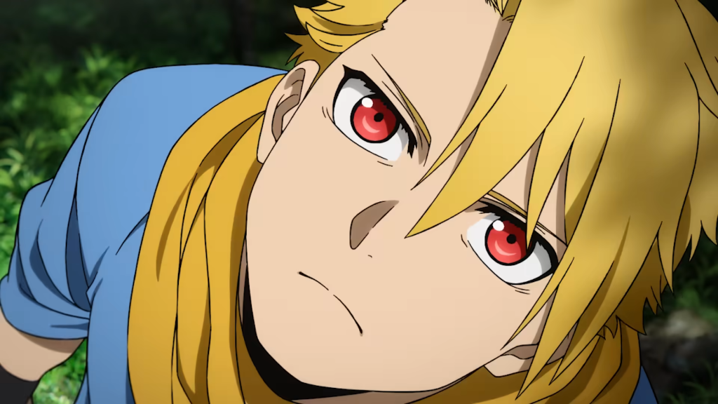 Yuru looking at the sky during his hunt