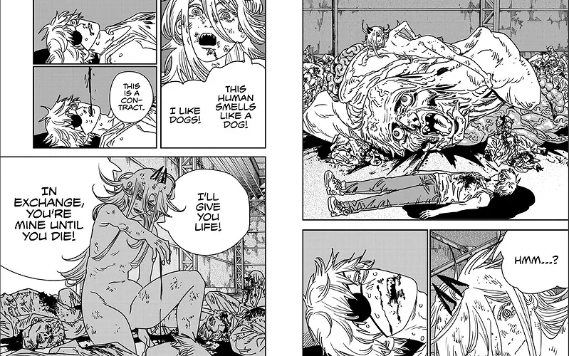 Ảnh chụp màn hình từ Chainsaw Man Chương 232 | Nguồn: Shueisha