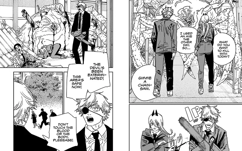 Ảnh chụp màn hình từ Chainsaw Man Chương 232 | Nguồn: Shueisha