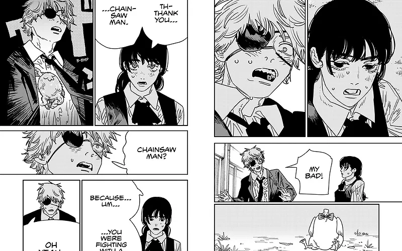 Ảnh chụp màn hình từ Chainsaw Man Chương 232 | Nguồn: Shueisha