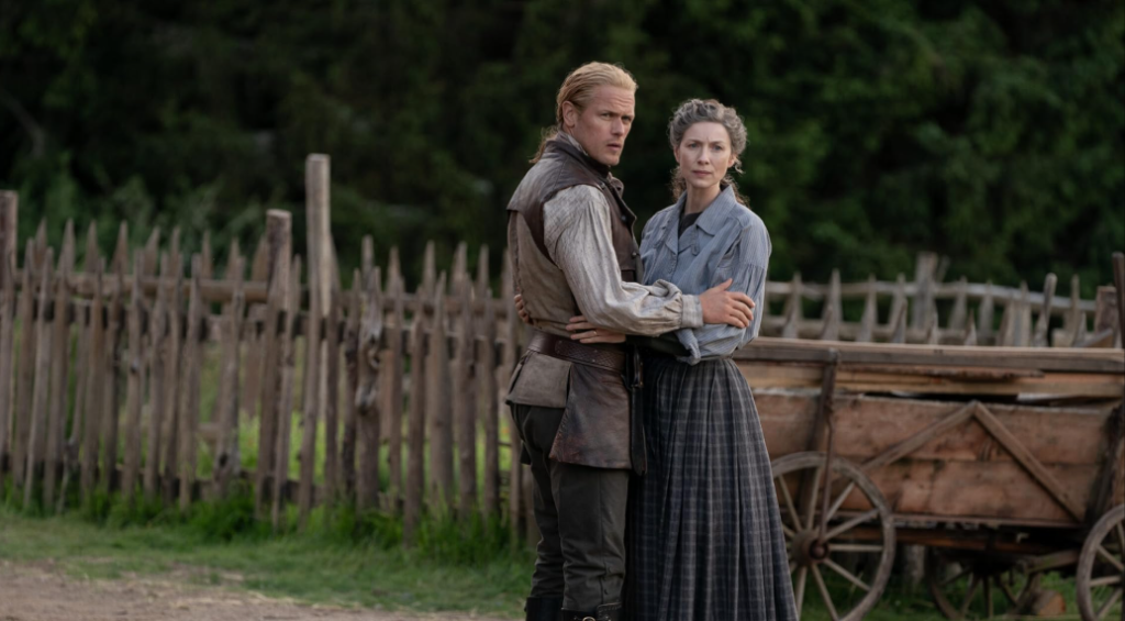 Caitríona Balfe and Sam Heughan 