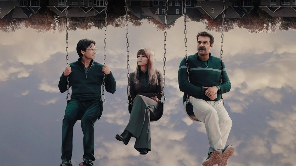 Jason Bateman, Linda Cardellini and David Harbour in Dtf St. Louis