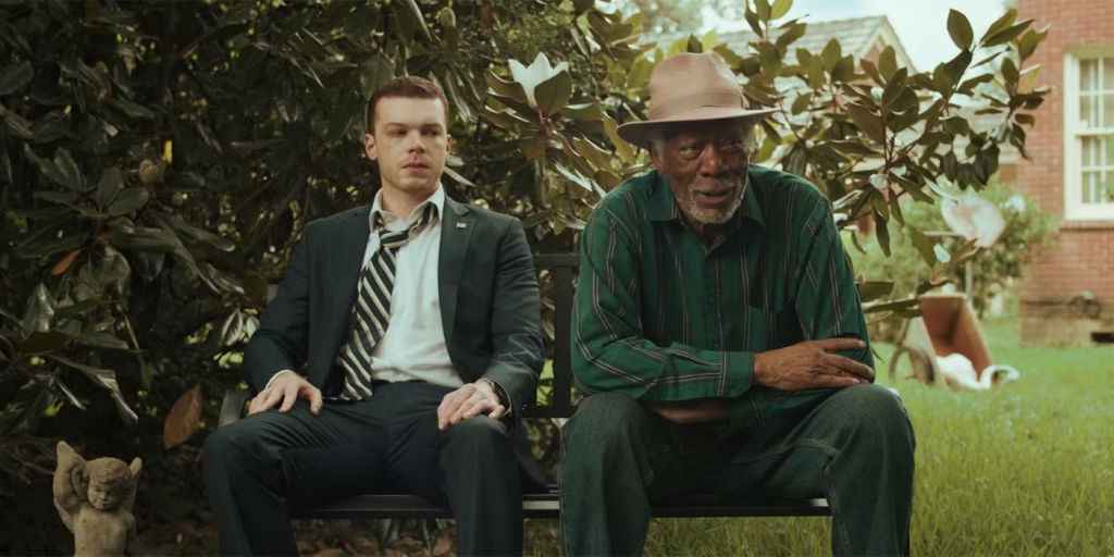 a still from paradise highway featuring morgan freeman 