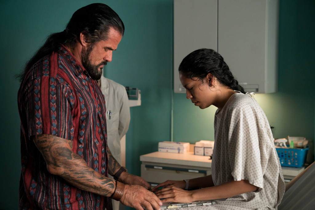 sasha and big frank at the hospital