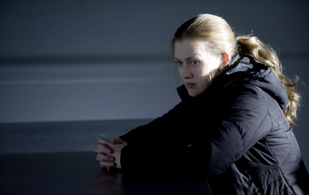 Mireille Enos, the actress behind celia boyd in For All Mankind, as seen in The Killing