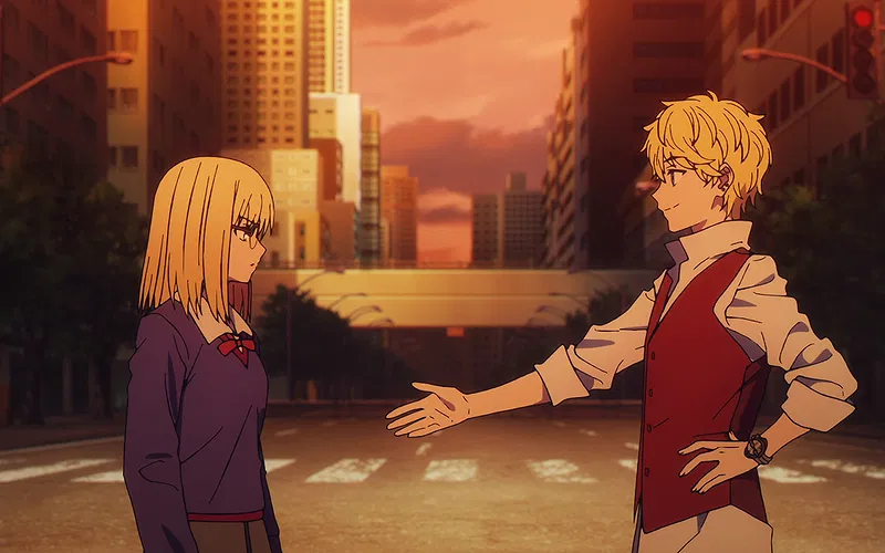 Flat's 'Return' in Fate/strange Fake Explained: Who Is Thia? 2 flat escardos extending hand shake towards ayaka in fate/strange fake, before becoming thia escardos