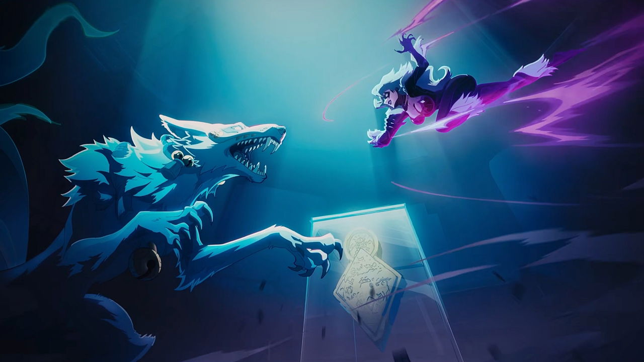 Final shot of the Marvel Rivals Season 7 trailer showcasing Black Cat facing White Fox in her Kumiho.