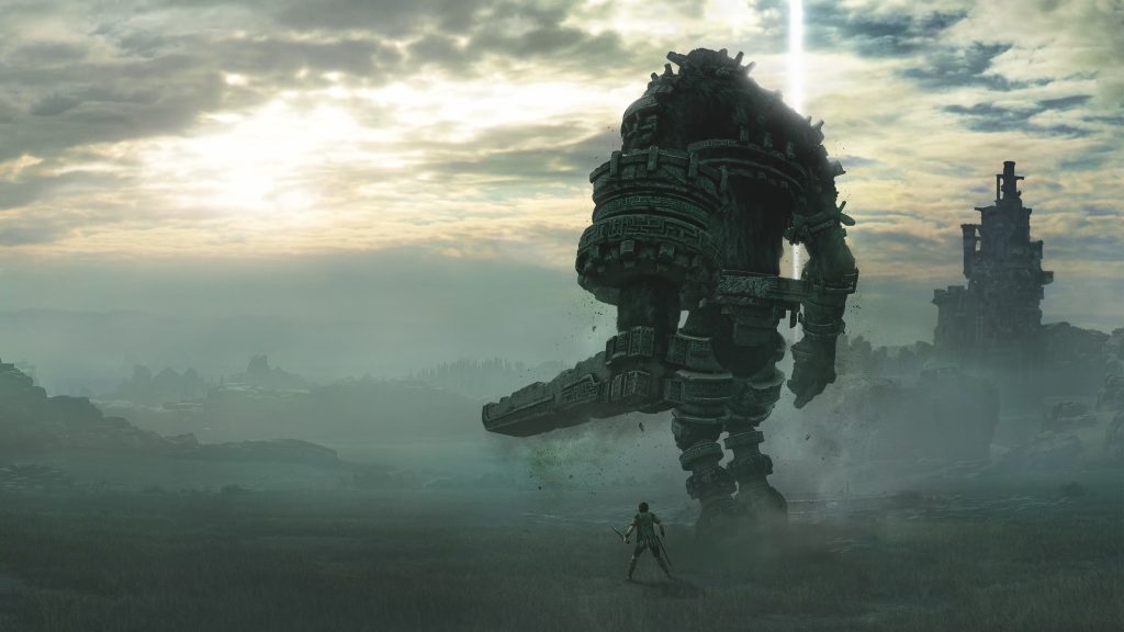 scene in Shadow of the Colossus