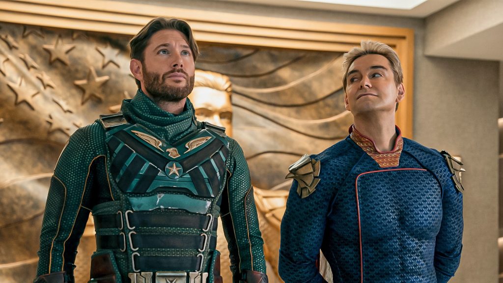 soldier boy and homelander in the boys season 5 episode 1