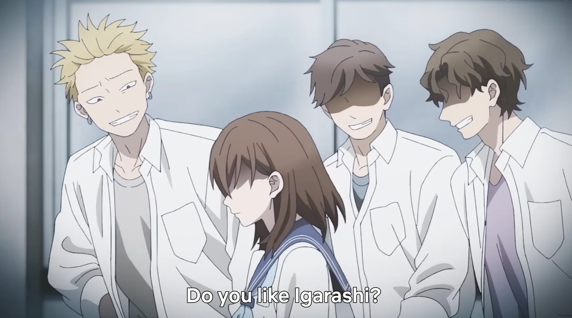 A Love Triangle Worth the Wait 17 some high school boys bullying koyuki in the ramparts of ice anime