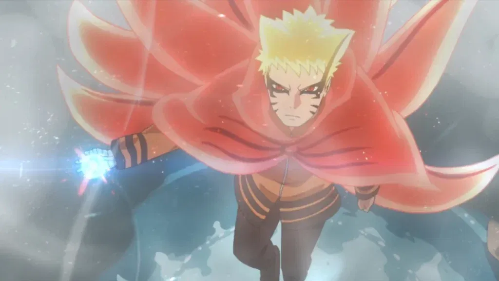 baryon mode rasengan by naruto from the boruto anime
