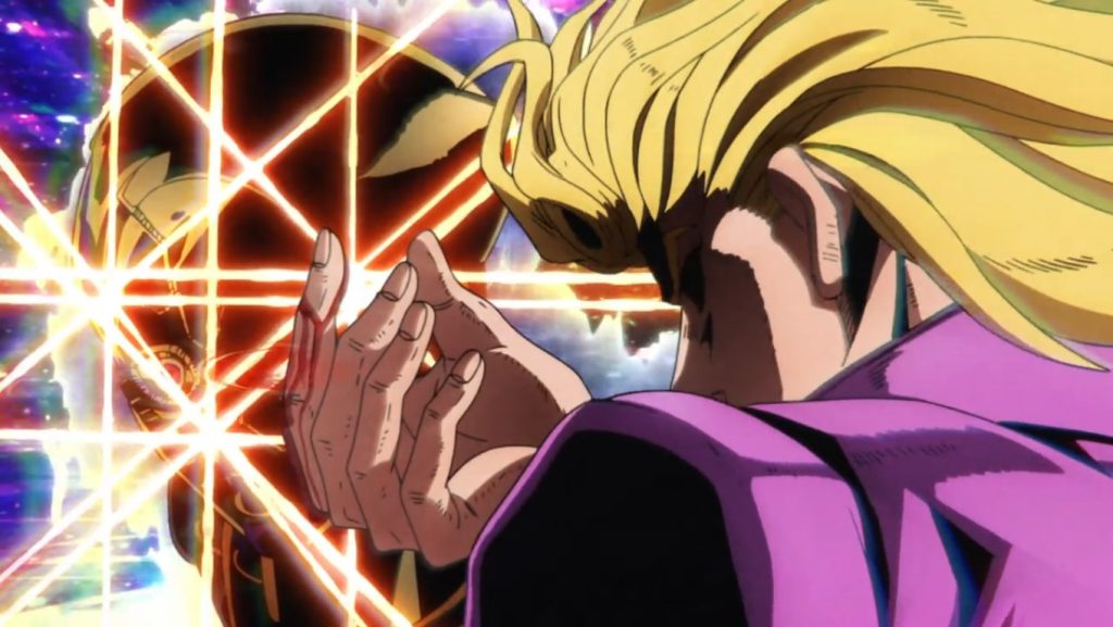 Giorno giovanna's gold experience requeim from the anime series