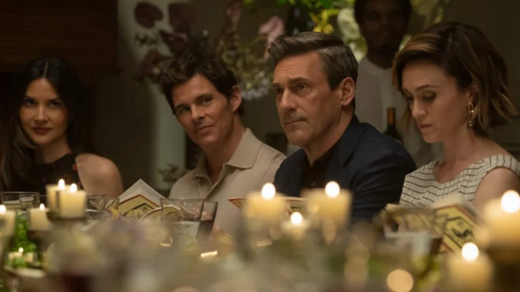 Jon Hamm and James Marsden in the show 
