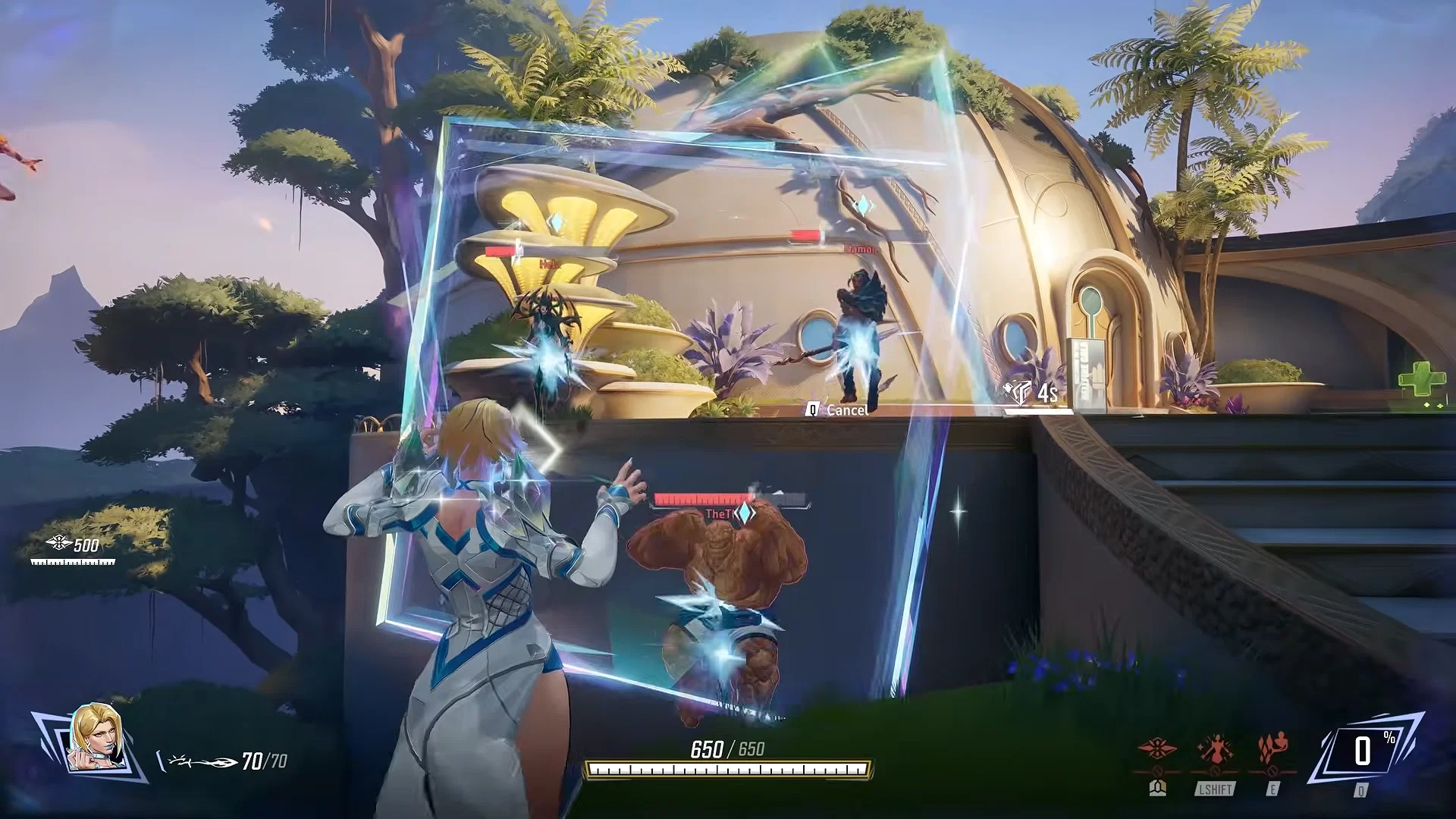 What Is the Pathfinder Program in Marvel Rivals? Requirements and Rewards Explained 18 A gameplay screenshot shows Emma Frost using her ultimate to displace opponents in Marvel Rivals.