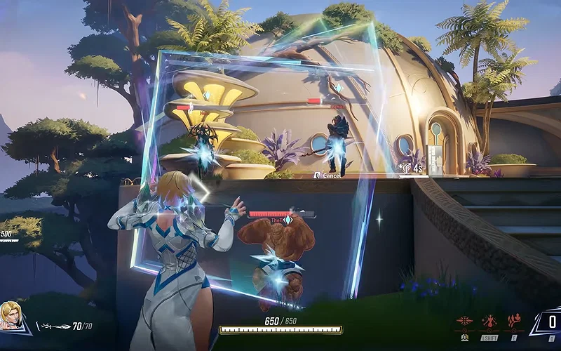 What Is the Pathfinder Program in Marvel Rivals? Requirements and Rewards Explained 6 A gameplay screenshot shows Emma Frost using her ultimate to displace opponents in Marvel Rivals.