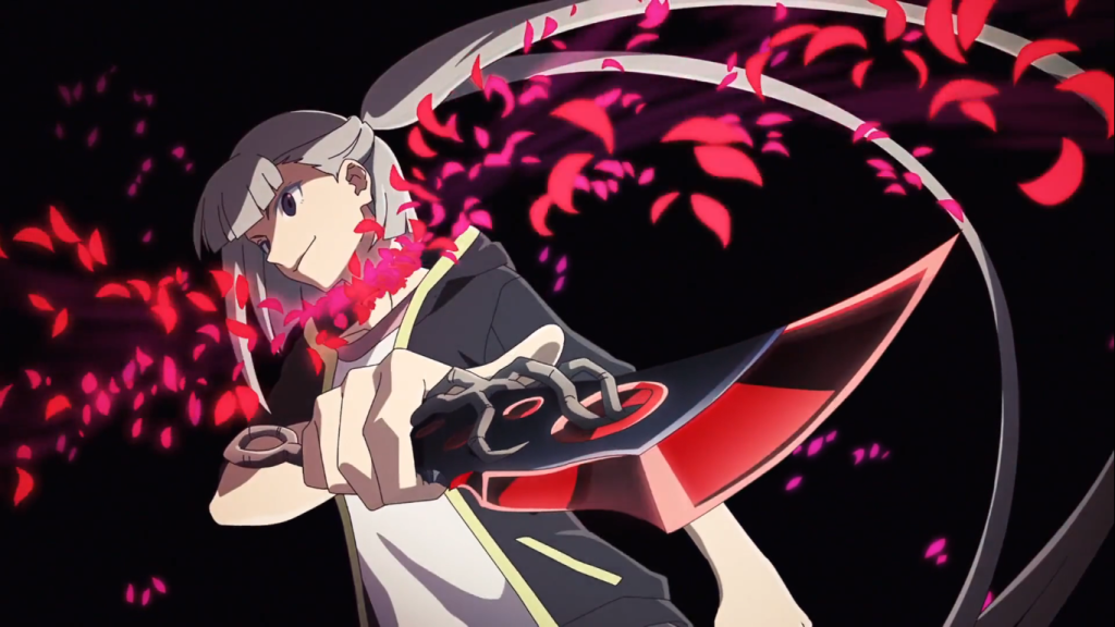 haito uses her powers in petals of reincarnation episode 1
