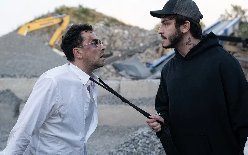 Dan Levy and Taylor Ortega Shine in Crime-Driven Comedy 3 (L to R) Dan Levy as Nicky and Boran Kuzum as Yusuf in BIG MISTAKES.