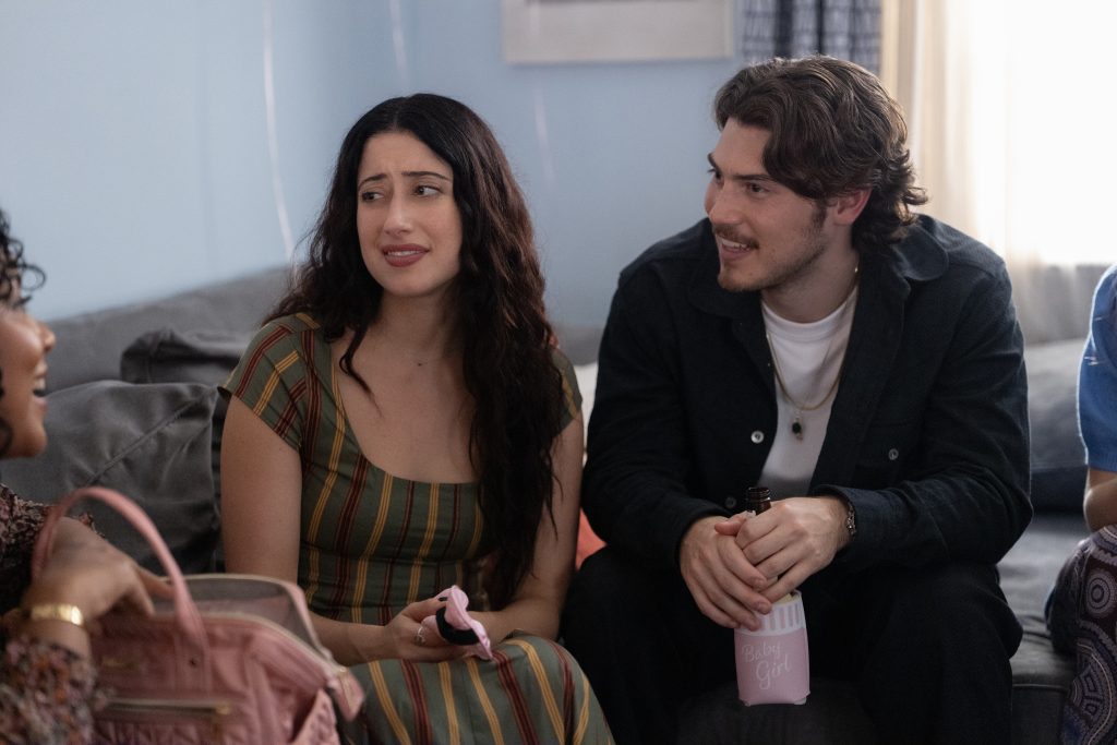 (L to R) Taylor Ortega as Morgan and Jack Innanen as Max in BIG MISTAKES.