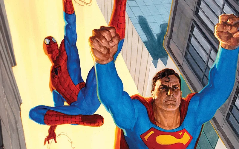 Marvel / DC: Spider-Man / Superman #1 Release Countdown, How to Read, and Story Details 3 Variant cover page of Marvel / DC: Spider-Man / Superman #1