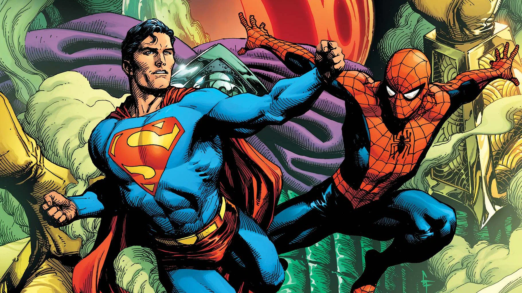 Marvel / DC: Spider-Man / Superman #1 Release Countdown, How to Read, and Story Details 11 Variant cover page of Marvel / DC: Spider-Man / Superman #1