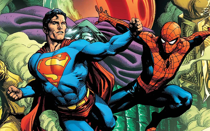 Marvel / DC: Spider-Man / Superman #1 Release Countdown, How to Read, and Story Details 5 Variant cover page of Marvel / DC: Spider-Man / Superman #1