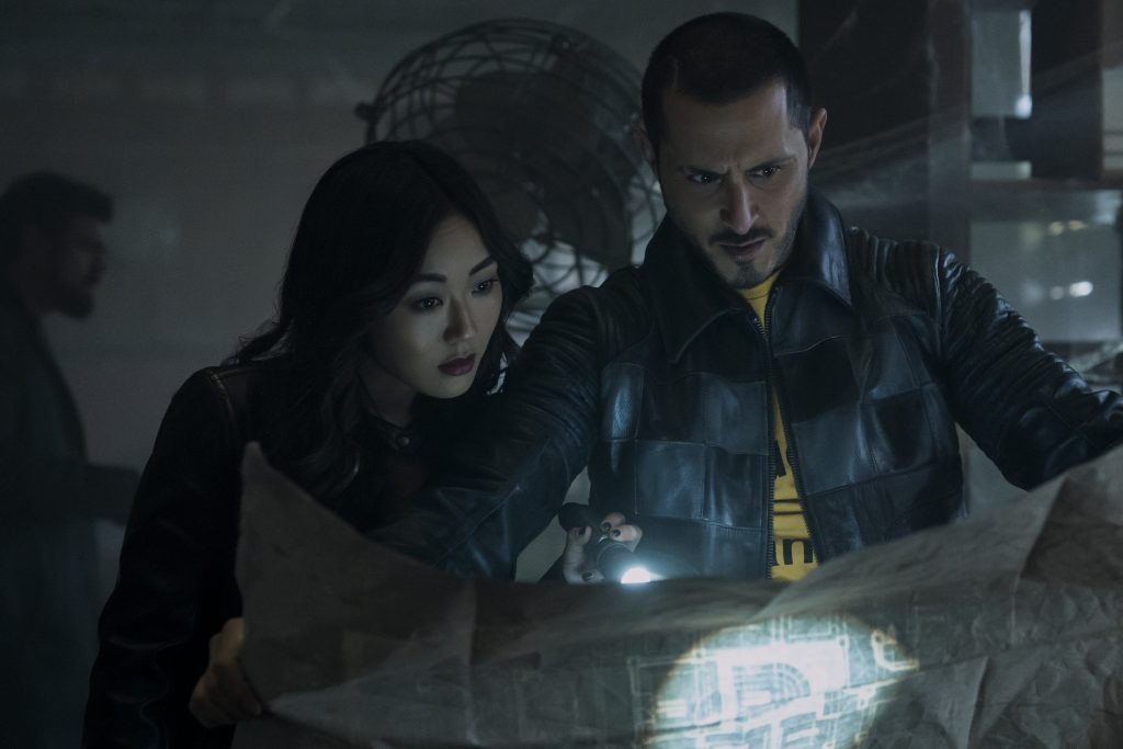 Karen Fukuhara (Kimiko), Tomer Capone (Frenchie)