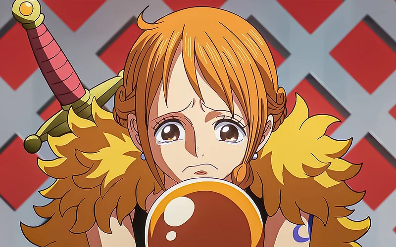 nami with teary eyes in one piece episode 1157