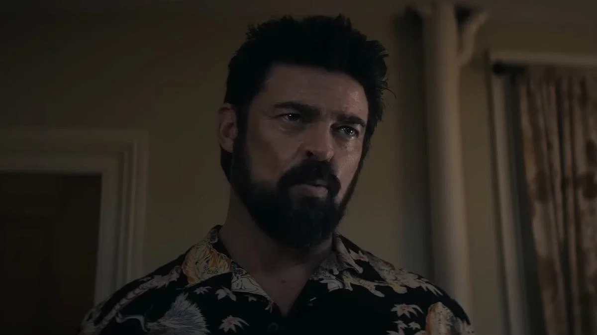 The Boys Season 5 Characters Sorted Into Hogwarts Houses 15 A still from The Boys Season 5 featuring Karl Urban as Billy Butcher