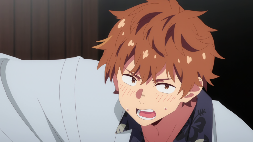 Kazuya after running in rent-a-girlfriend