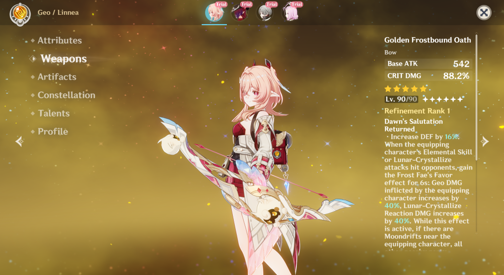 Genshin Impact Linnea Build Guide: Best Weapons, Teams, Artifacts, and More 4