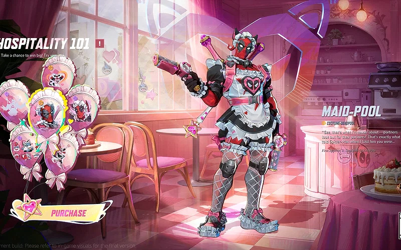 Marvel Rivals Deadpool Maid-Pool Skin: Price, Lucky Draw System, and Customization Options Explained 2