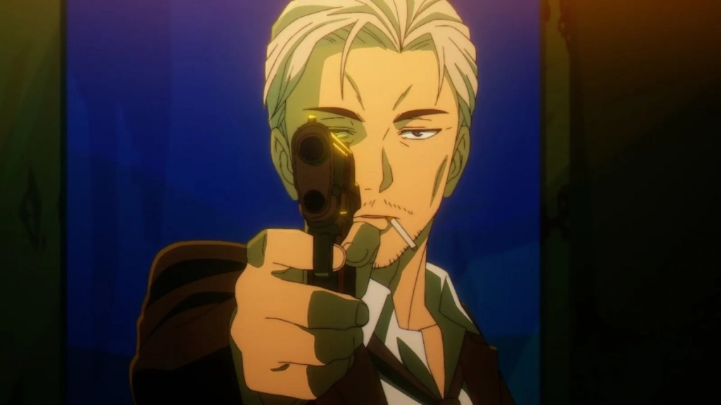 Juzoi's older self as a top class assassin from Kill Blue anime. 