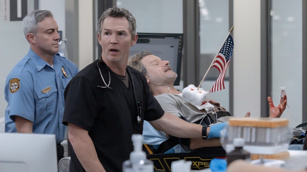 Shawn Hatosy in The Pitt Season 2 Episode 14 
