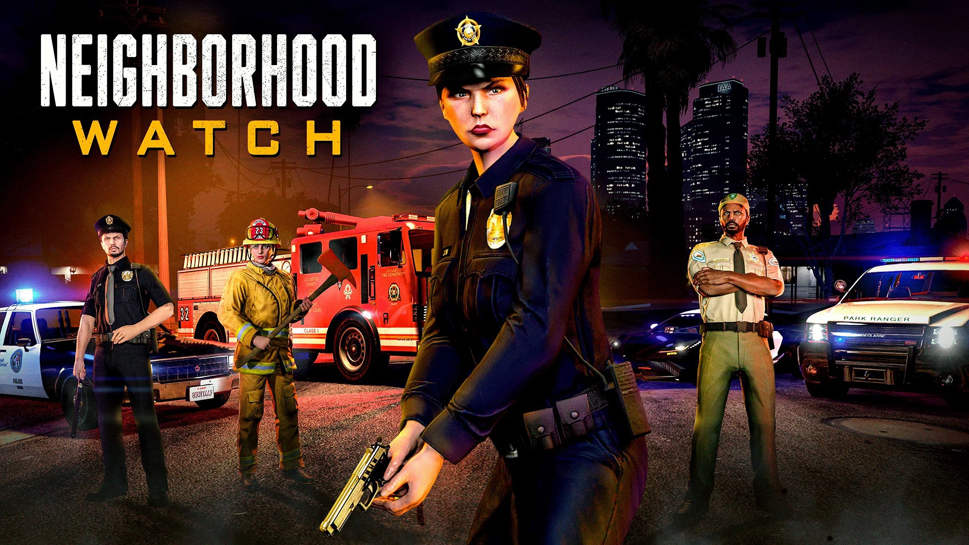 All Weekly Bonuses, Free Gifts & Discounts 11 The Neighborhood Watch event in GTA Online.