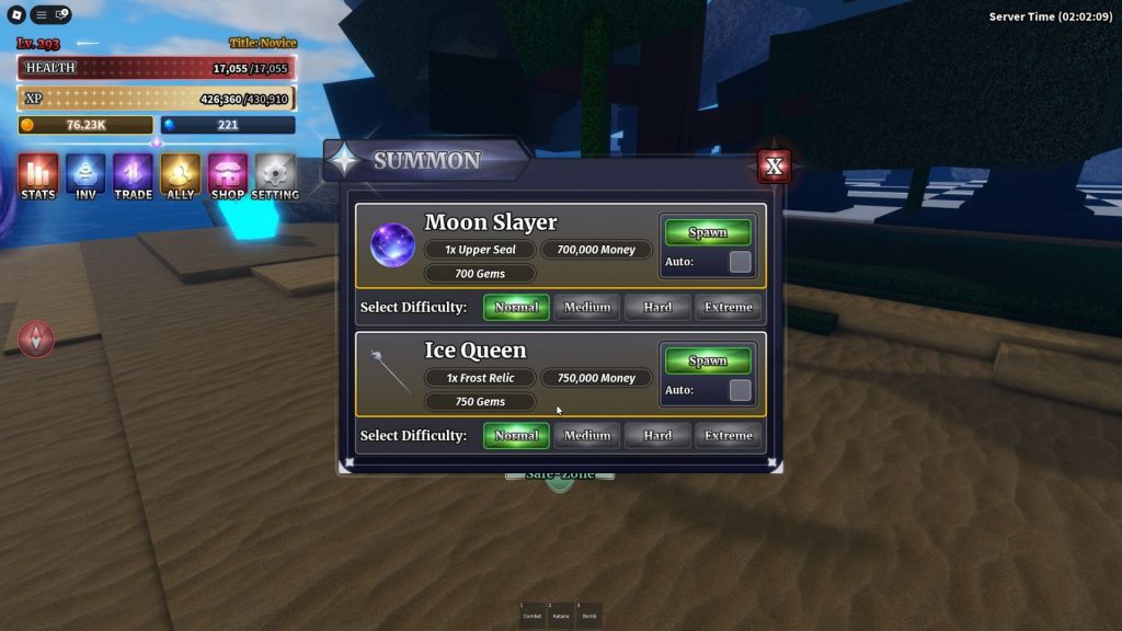 How to Use Frost Relics in Sailor Piece