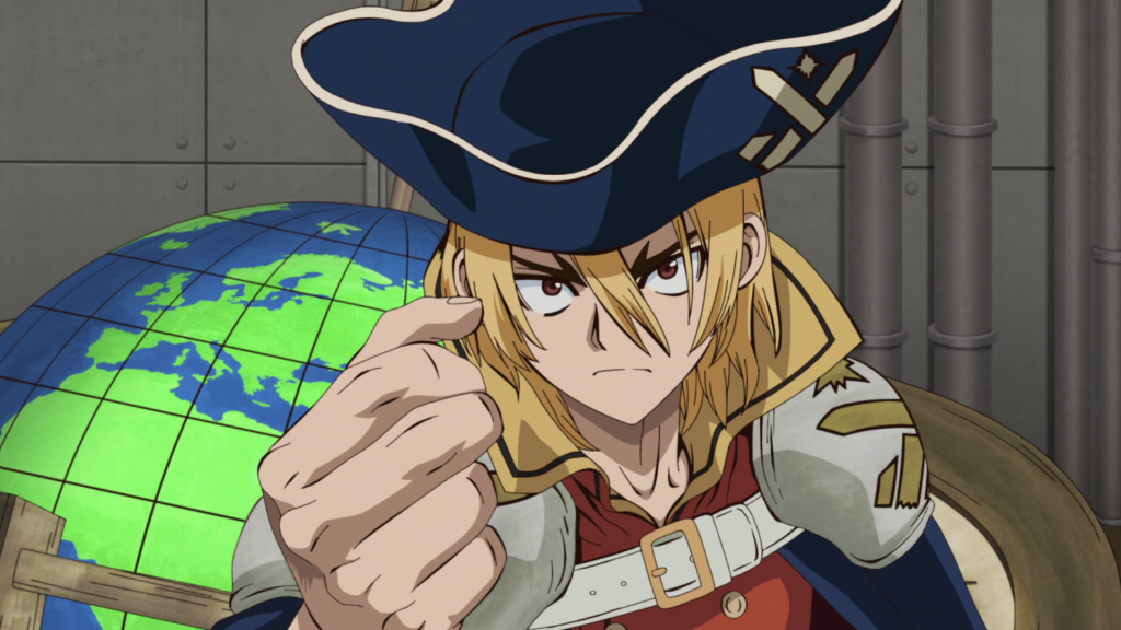 Ryuusui being serious in dr. stone anime