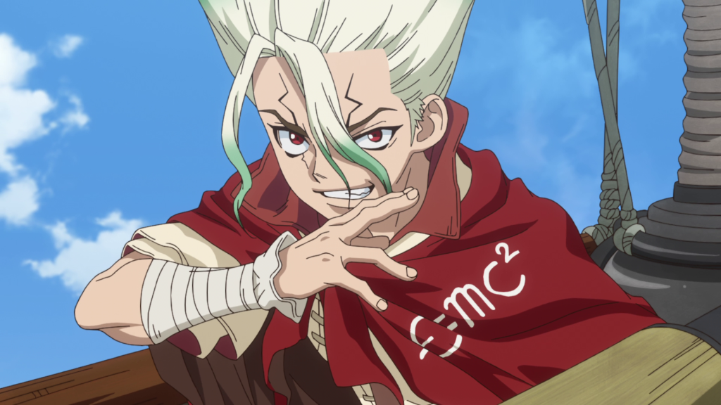 senku excited about ballistic missile dr stone