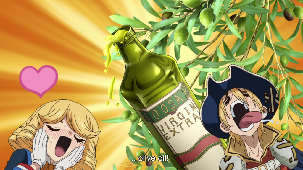 Francois and Ryuusui thinking about Olive Oil