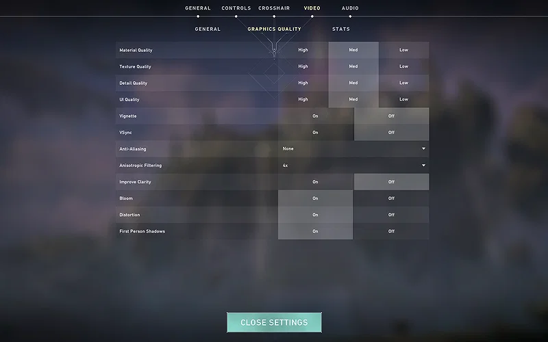 Best PC Settings for High FPS & Improved Gameplay 2 Valorant Graphics Quality settings
