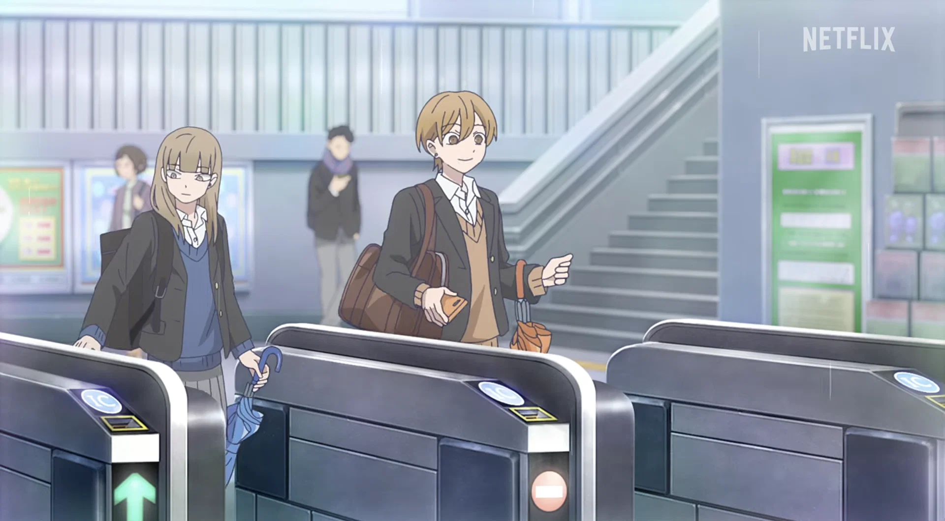 Release Date, Time, What to Expect & How to Watch 18 hikawa and miki walks together in the subway to get on the train in the ramparts of ice