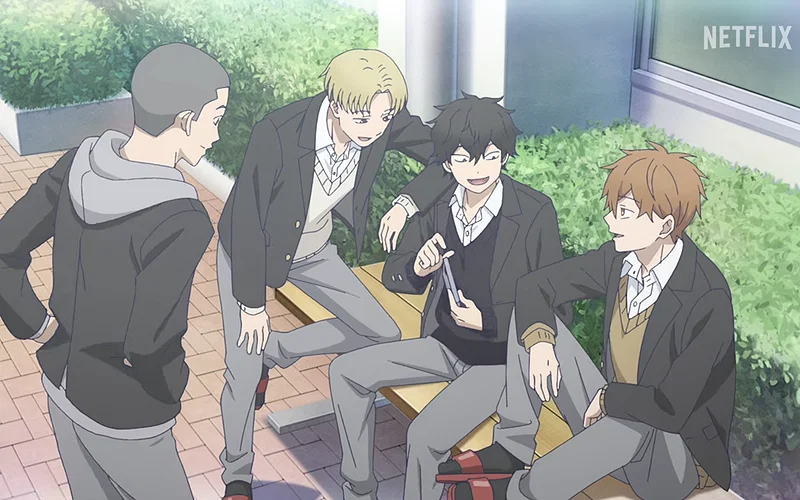 Release Date, Time, What to Expect & How to Watch 3 minato hanging out with his classmates in the ramparts of ice
