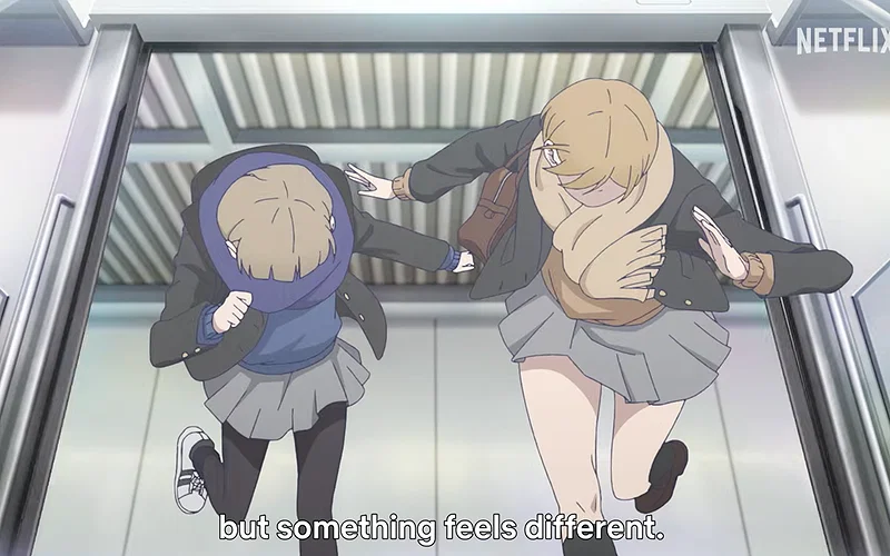 Release Date, Time, What to Expect & How to Watch 2 miki and koyuki running together to get onto the subway in the ramparts of ice