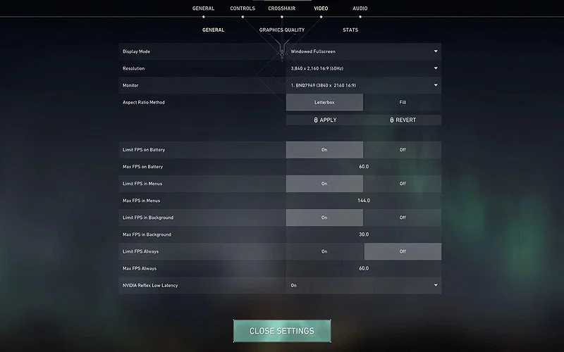 Best PC Settings for High FPS & Improved Gameplay 1 Valorant General settings