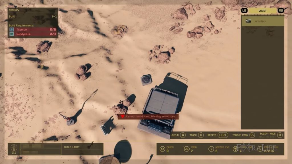 In-game image from Starfield