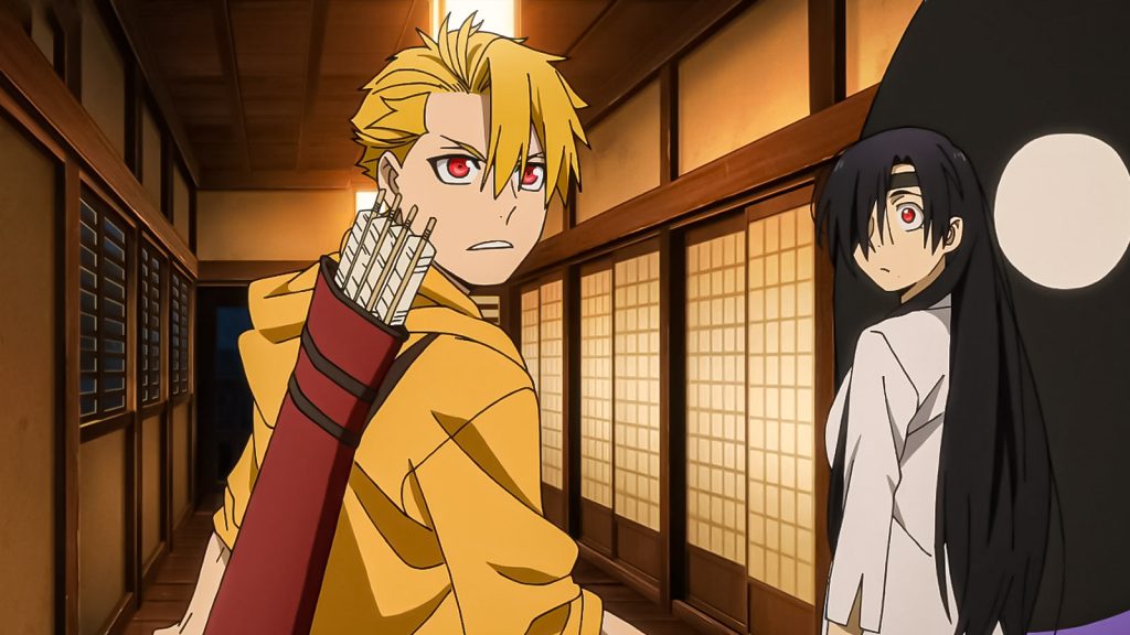 yuru and asu fighting in daemons of the shadow realm episode 6