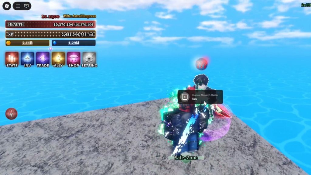 Shadow Monarch Master in Sailor Piece